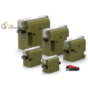 2- Jaw pneumatic parallel gripper 25 to 105 series
